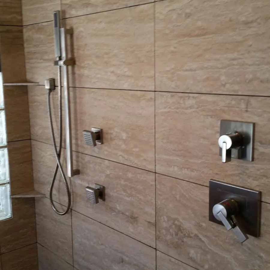 Shower fixture installation for Water Heater Replacement in Fredonia